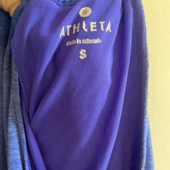 Athleta Malti Patio Maxi Dress Blue  Size Small 983210 - Picture 7 of 8